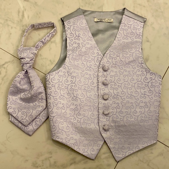 3 boys wedding vest/cravat sets - Picture 2 of 6